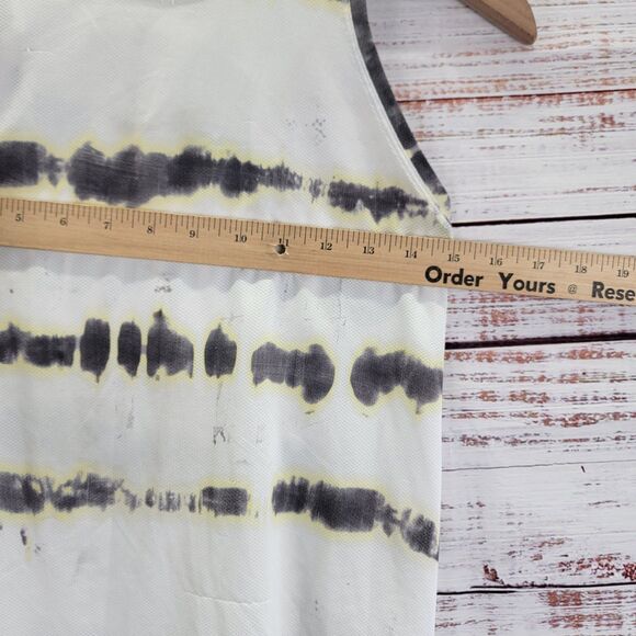 Lululemon Women's Size 6 Align Waist-Length Tank Top Transverse Yellow Multi - Picture 4 of 13